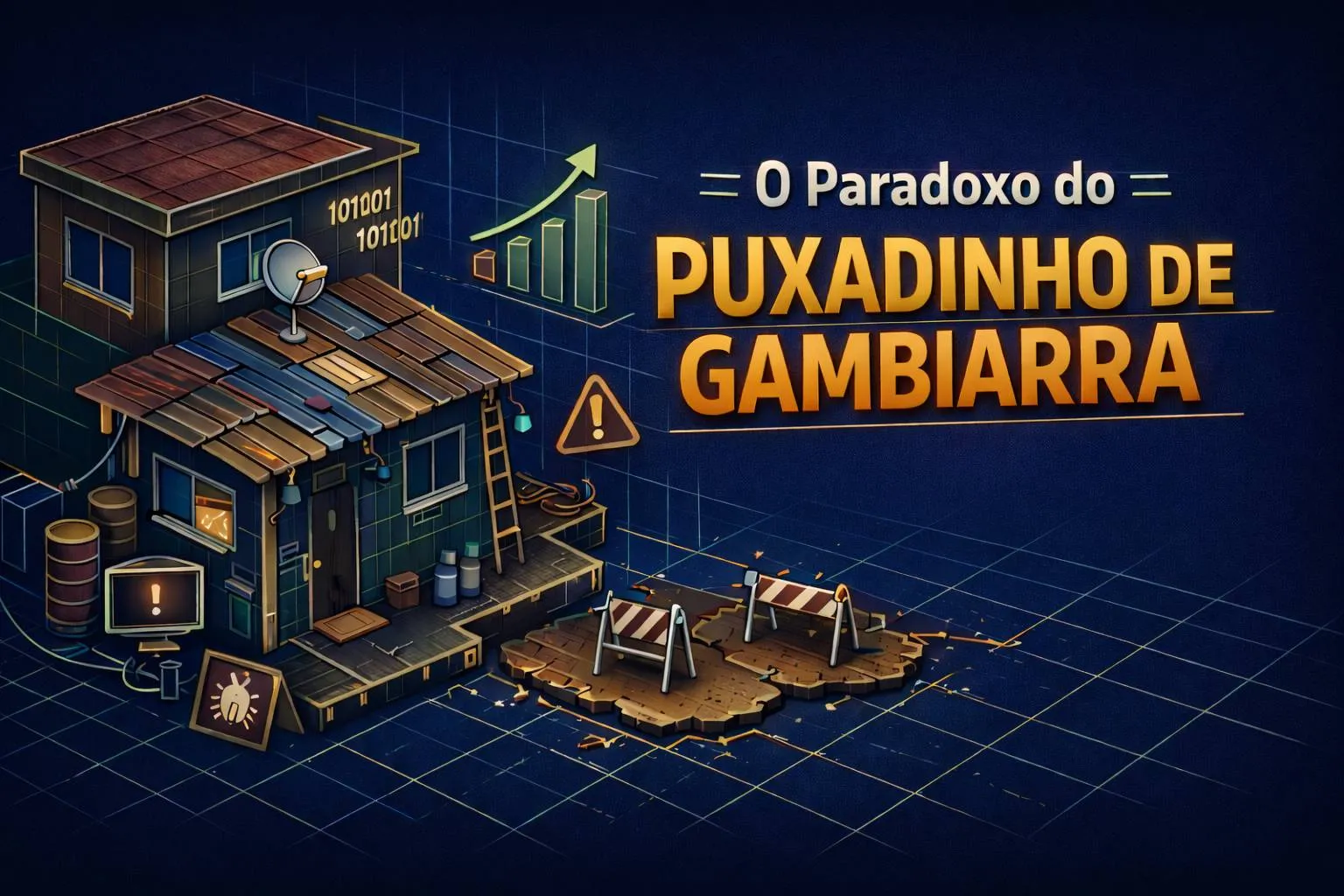 O Paradoxo do Puxadinho de Gambiarra
